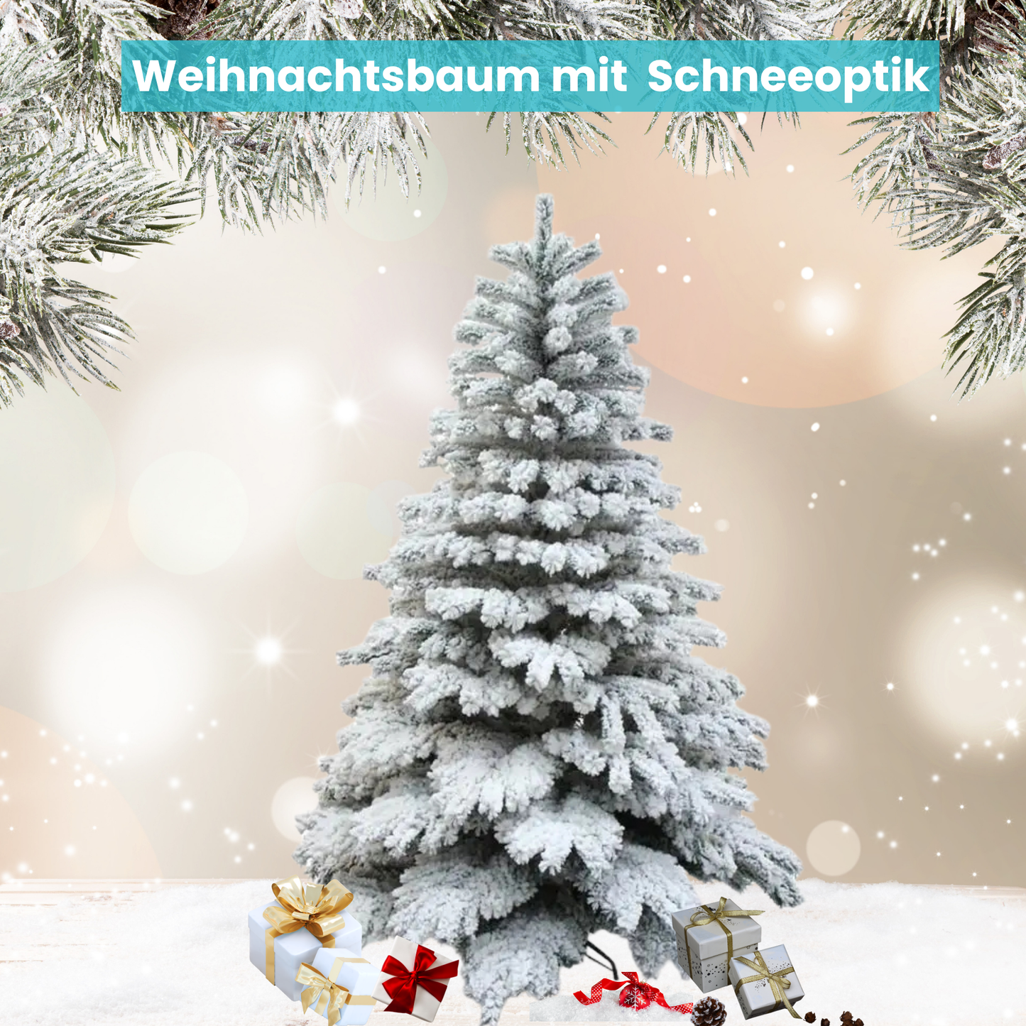 Tannenbaum mit Schneeoptik ❄️ Der unsterbliche Weihnachtsbaum!