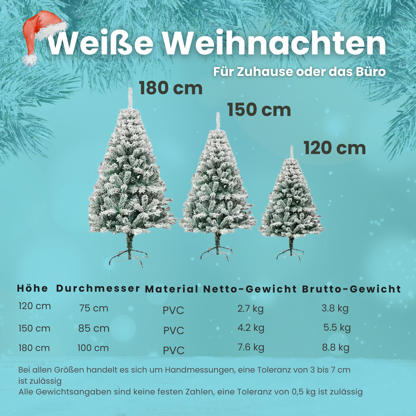 Tannenbaum mit Schneeoptik ❄️ Der unsterbliche Weihnachtsbaum!