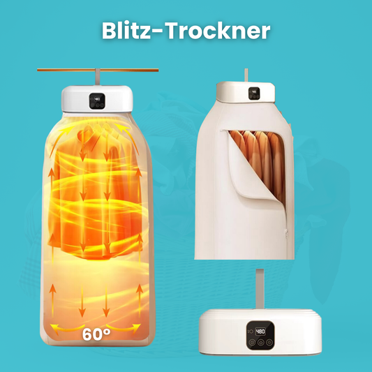 Blitz-Trockner 🚀 Die moderne Warmluft-Technologie mit UV-Licht